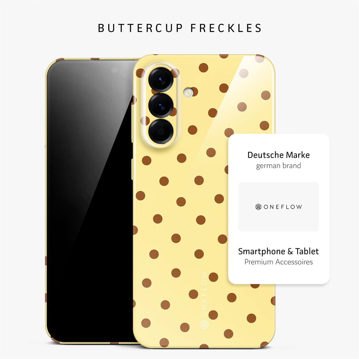 Splash Case für Samsung Galaxy A56 5G in der Farbe Buttercup Freckles (Gelb)