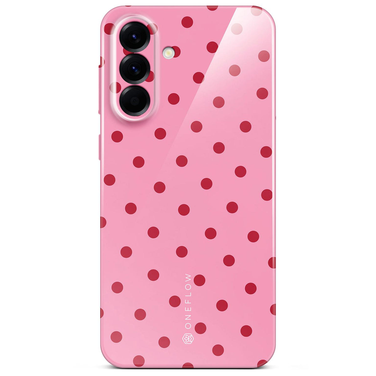 Splash Case für Samsung Galaxy A56 5G in der Farbe Berry Dots (Rosa / Pink)