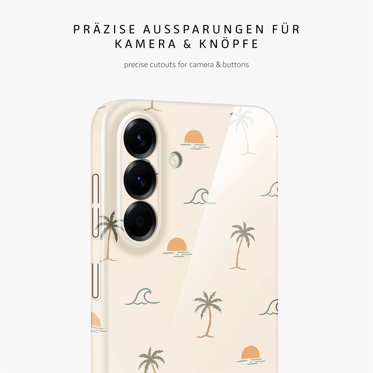 Splash Case für Samsung Galaxy A56 5G in der Farbe Palm Break (Mehrfarbig (bunt))