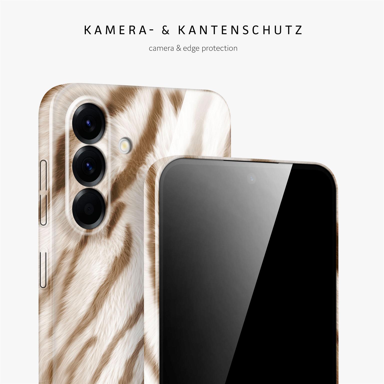 Wild Cover für Samsung Galaxy A56 5G in der Farbe Caramel Tiger (Braun / Beige)