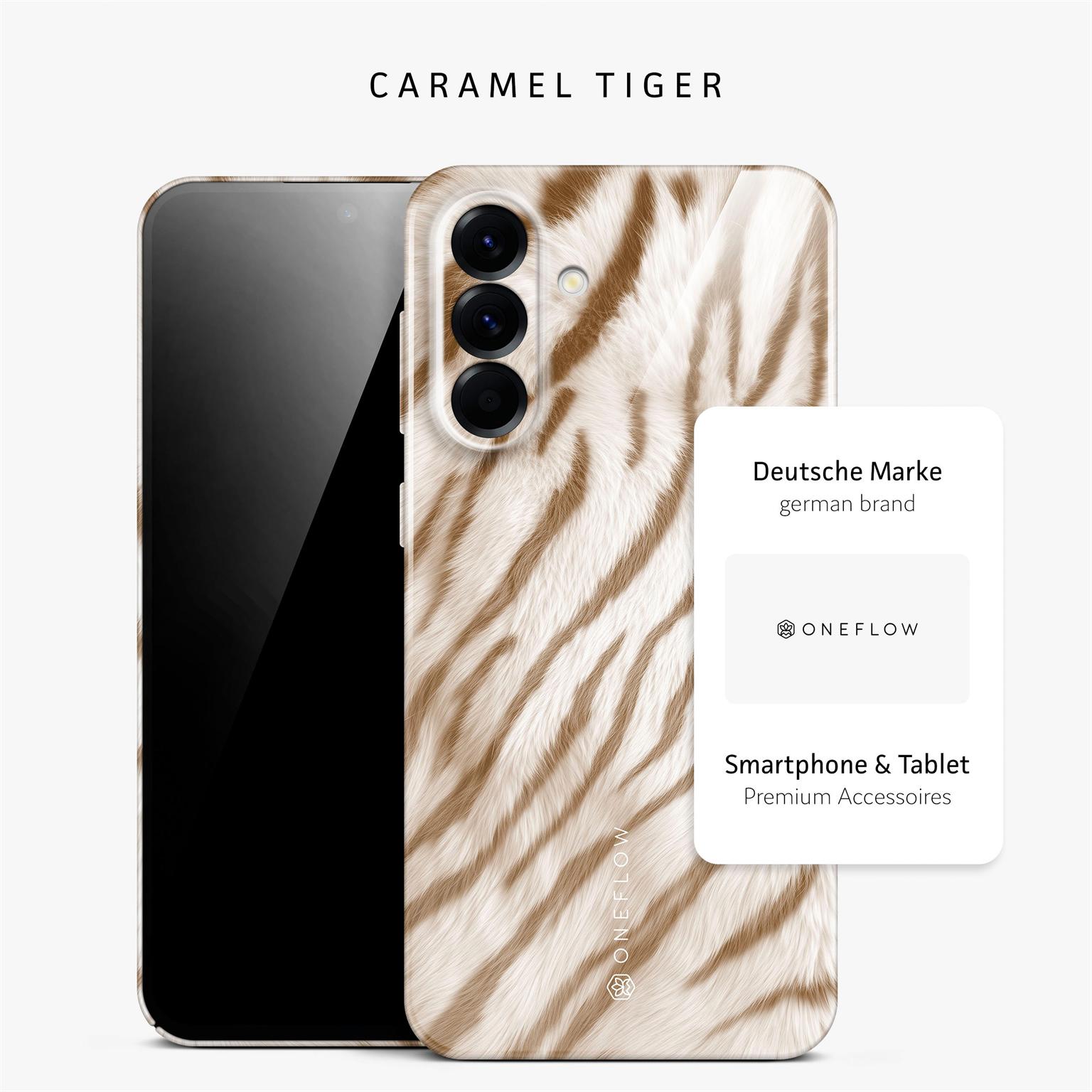 Wild Cover für Samsung Galaxy A56 5G in der Farbe Caramel Tiger (Braun / Beige)