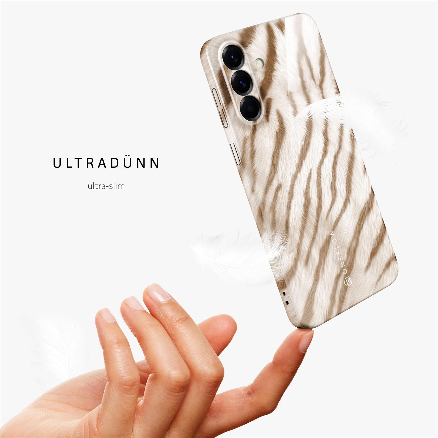 Wild Cover für Samsung Galaxy A56 5G in der Farbe Caramel Tiger (Braun / Beige)