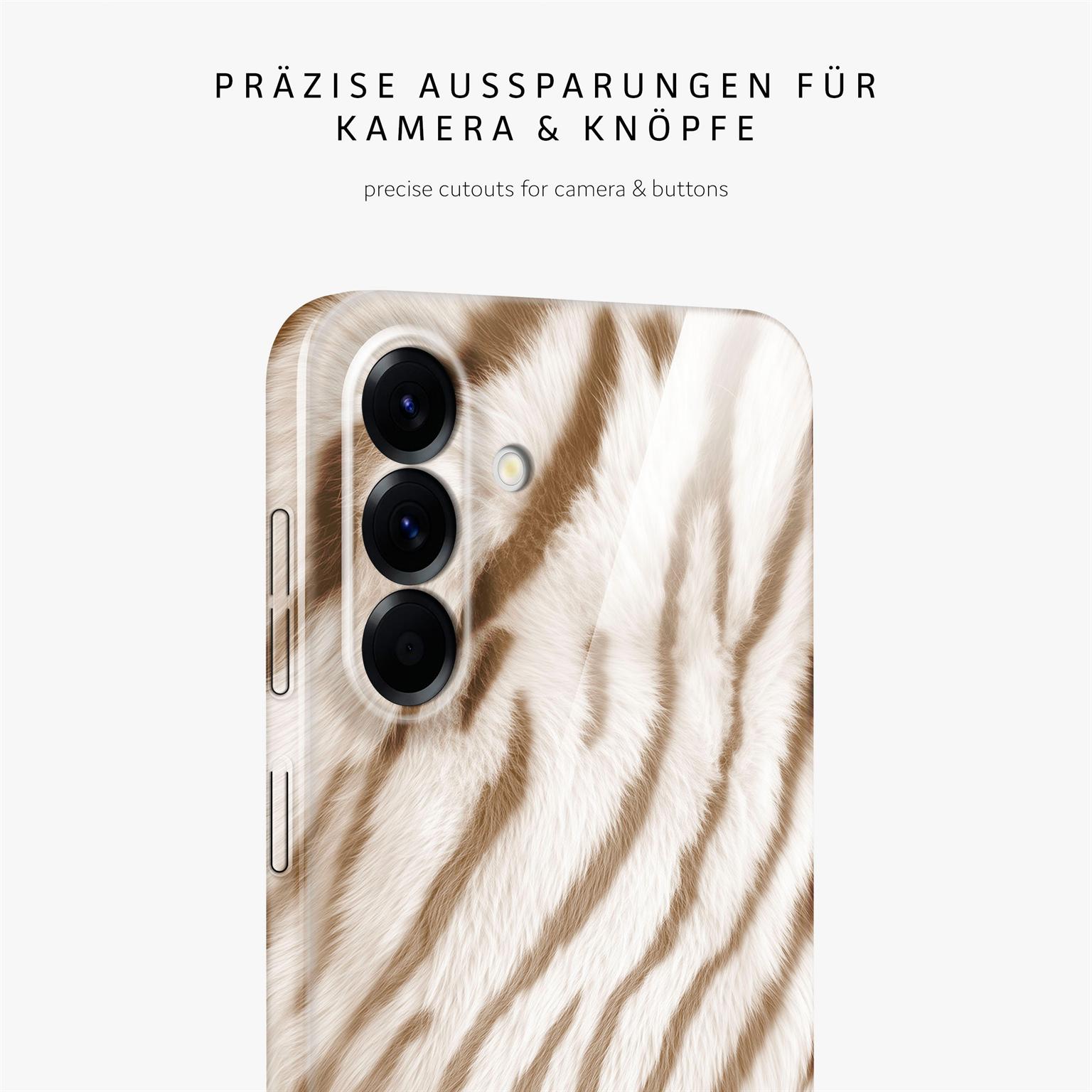 Wild Cover für Samsung Galaxy A56 5G in der Farbe Caramel Tiger (Braun / Beige)