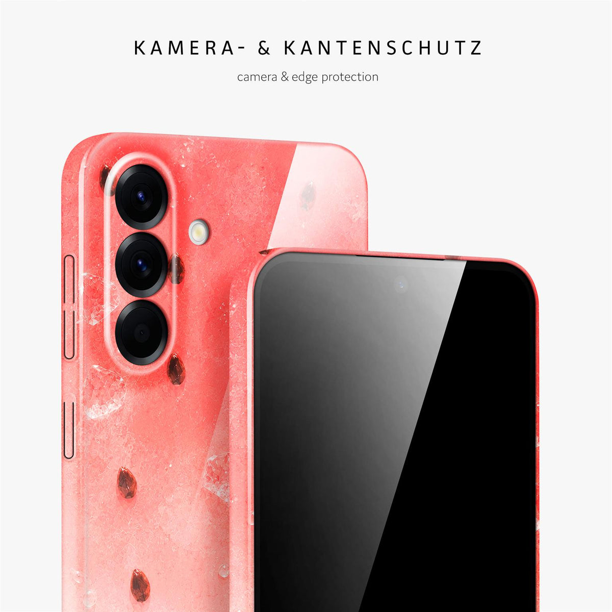 Splash Case für Samsung Galaxy A56 5G in der Farbe Melon Drip (Rot)