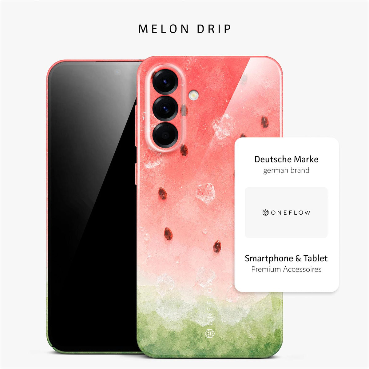 Splash Case für Samsung Galaxy A56 5G in der Farbe Melon Drip (Rot)