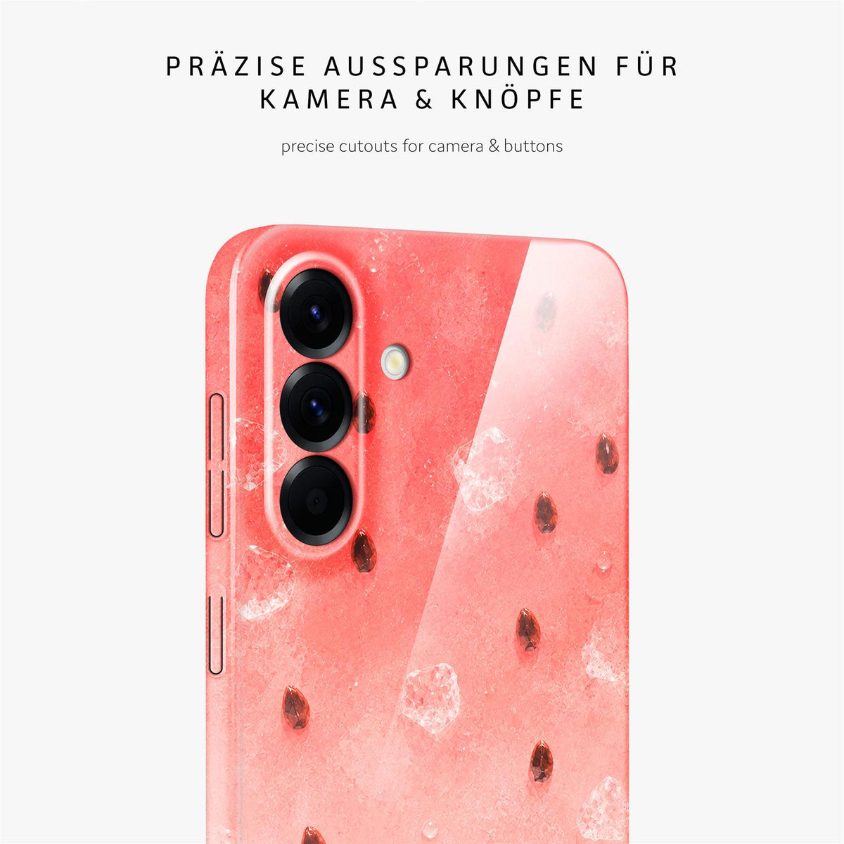 Splash Case für Samsung Galaxy A56 5G in der Farbe Melon Drip (Rot)