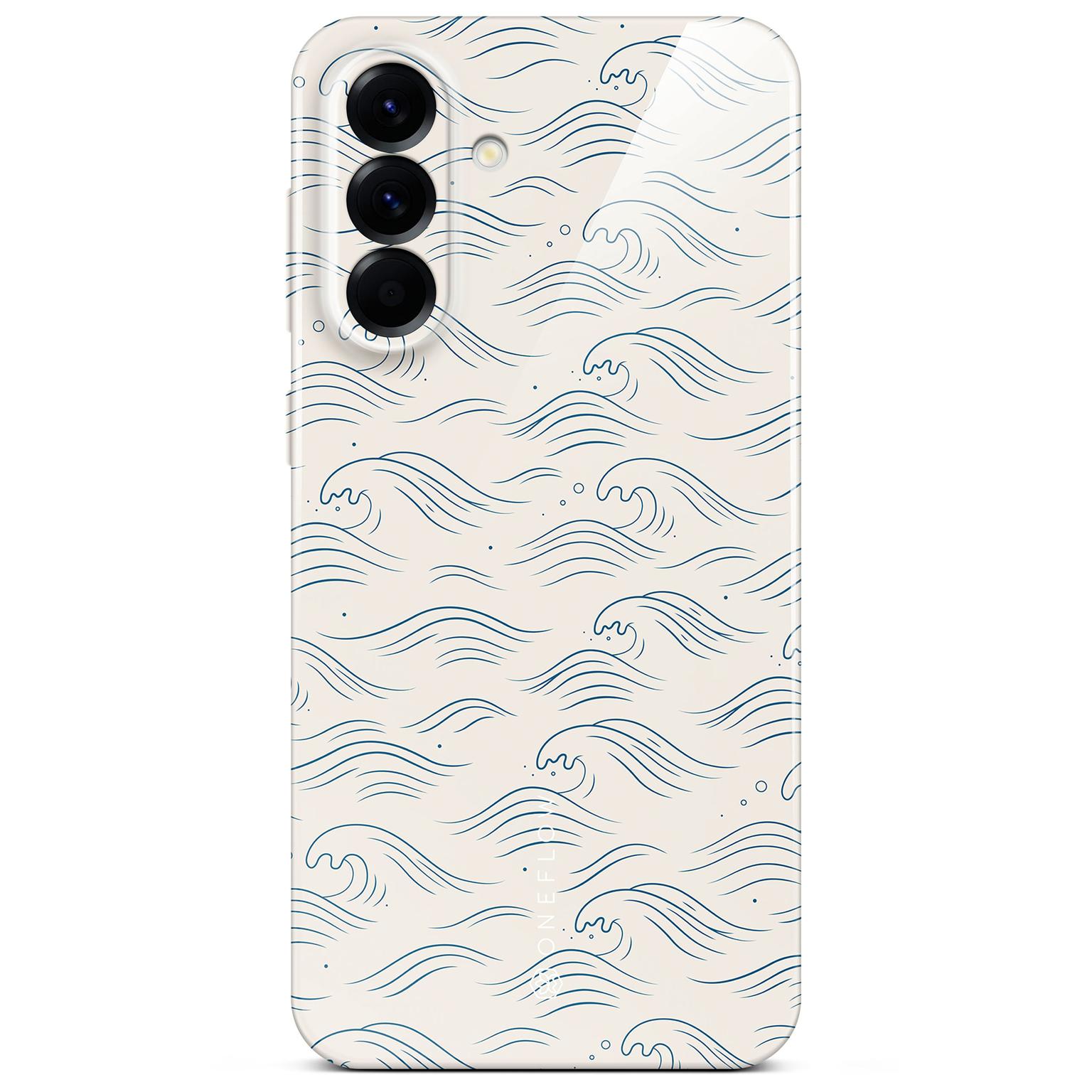 Splash Case für Samsung Galaxy A56 5G in der Farbe Tidal Notes (Weiß)