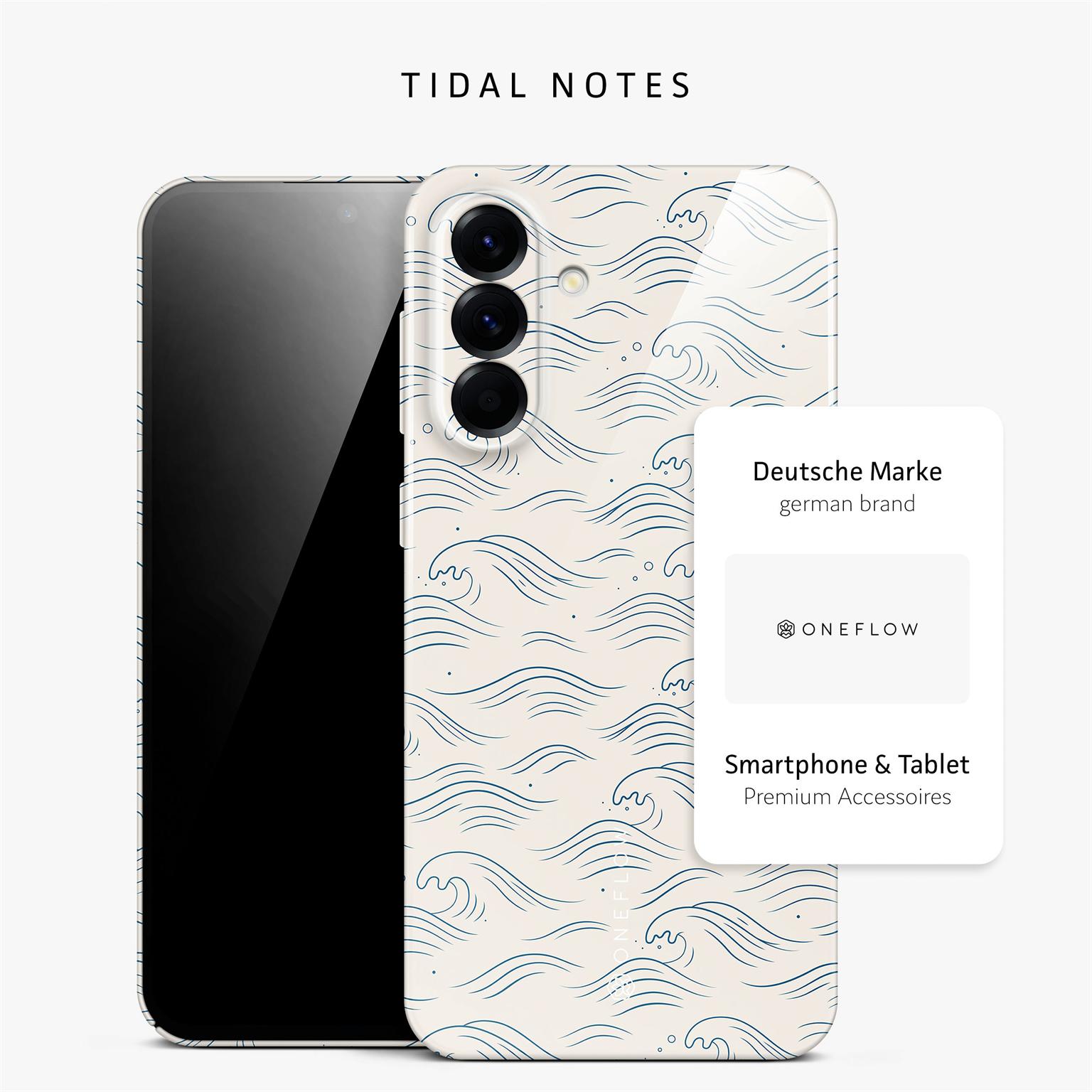 Splash Case für Samsung Galaxy A56 5G in der Farbe Tidal Notes (Weiß)