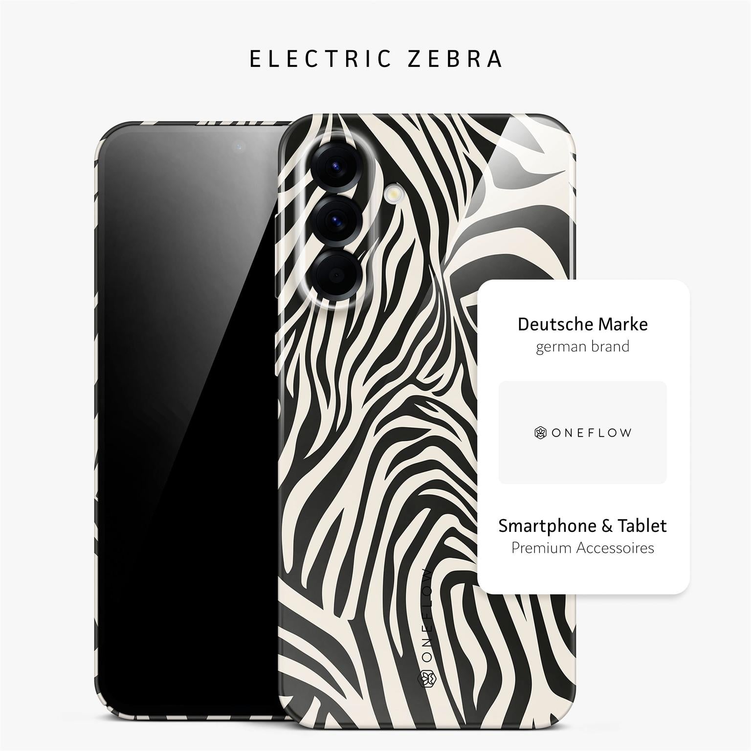 Wild Cover für Samsung Galaxy A56 5G in der Farbe Electric Zebra (Mehrfarbig)