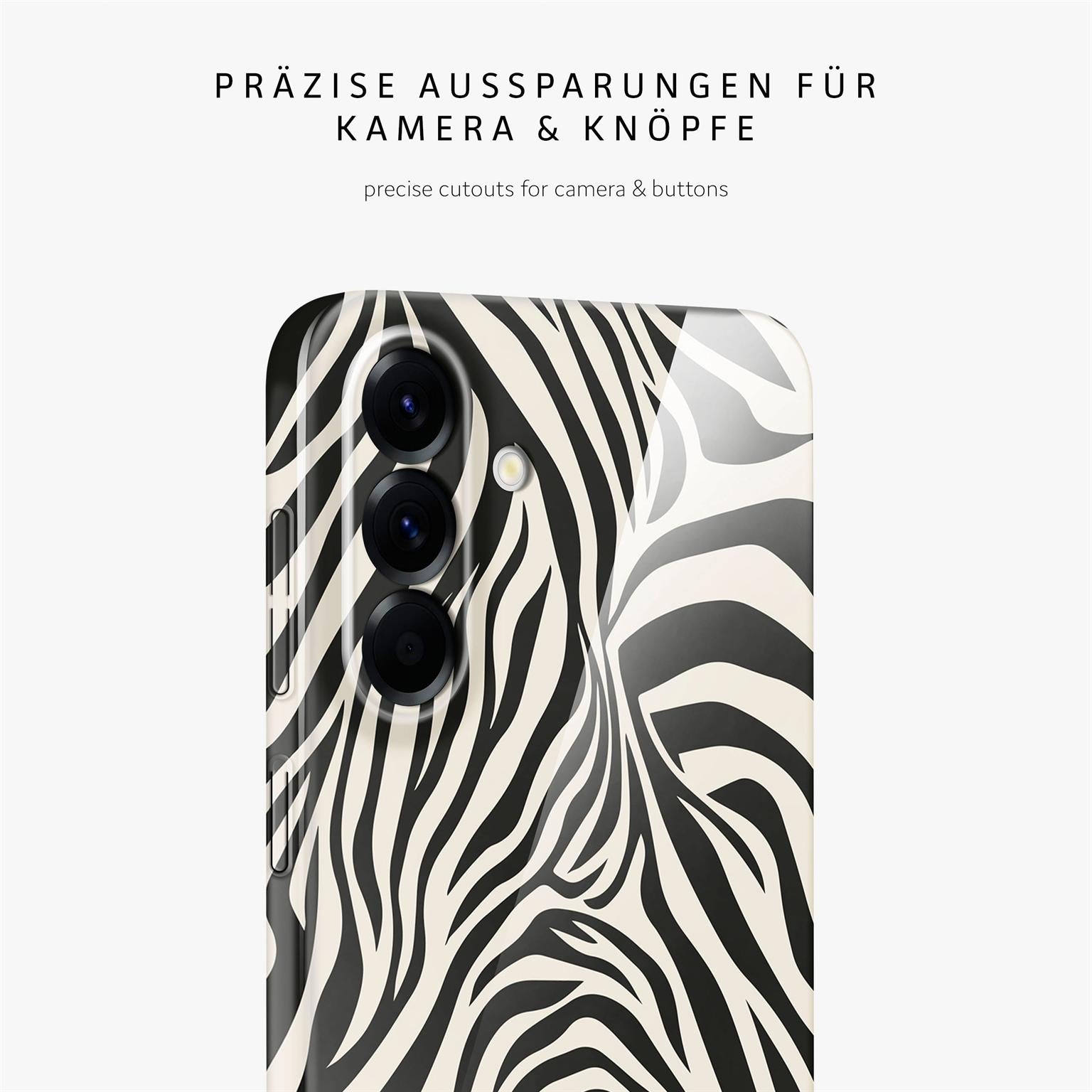 Wild Cover für Samsung Galaxy A56 5G in der Farbe Electric Zebra (Mehrfarbig)