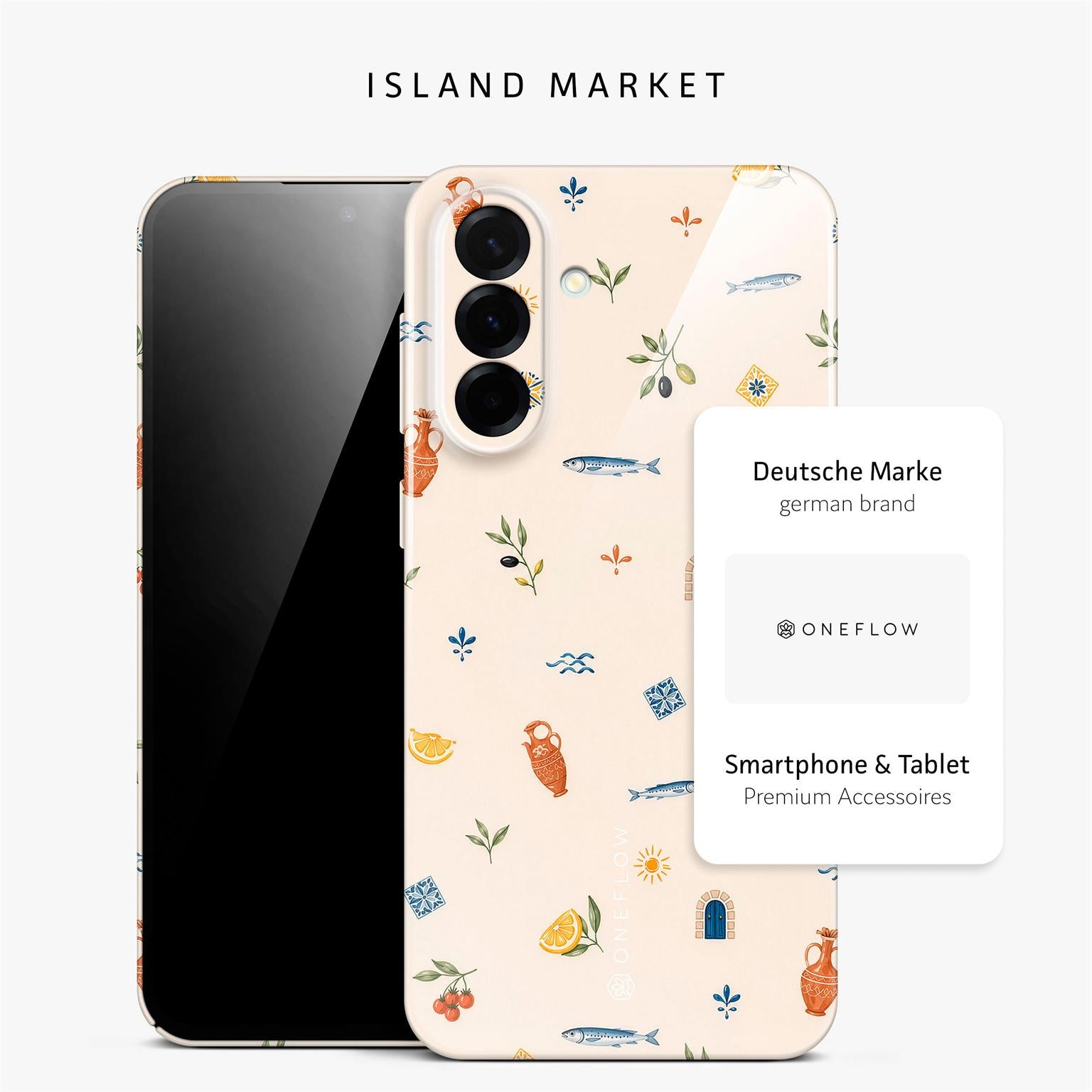Splash Case für Samsung Galaxy A57 5G in der Farbe Island Market (Mehrfarbig (bunt))