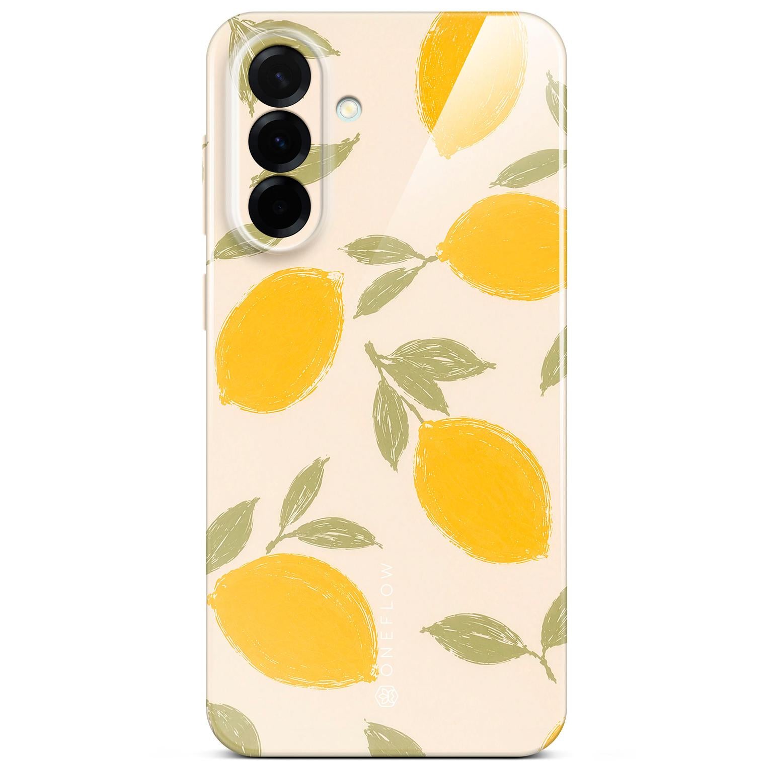 Splash Case für Samsung Galaxy A57 5G in der Farbe Lemon Babe (Braun / Beige)