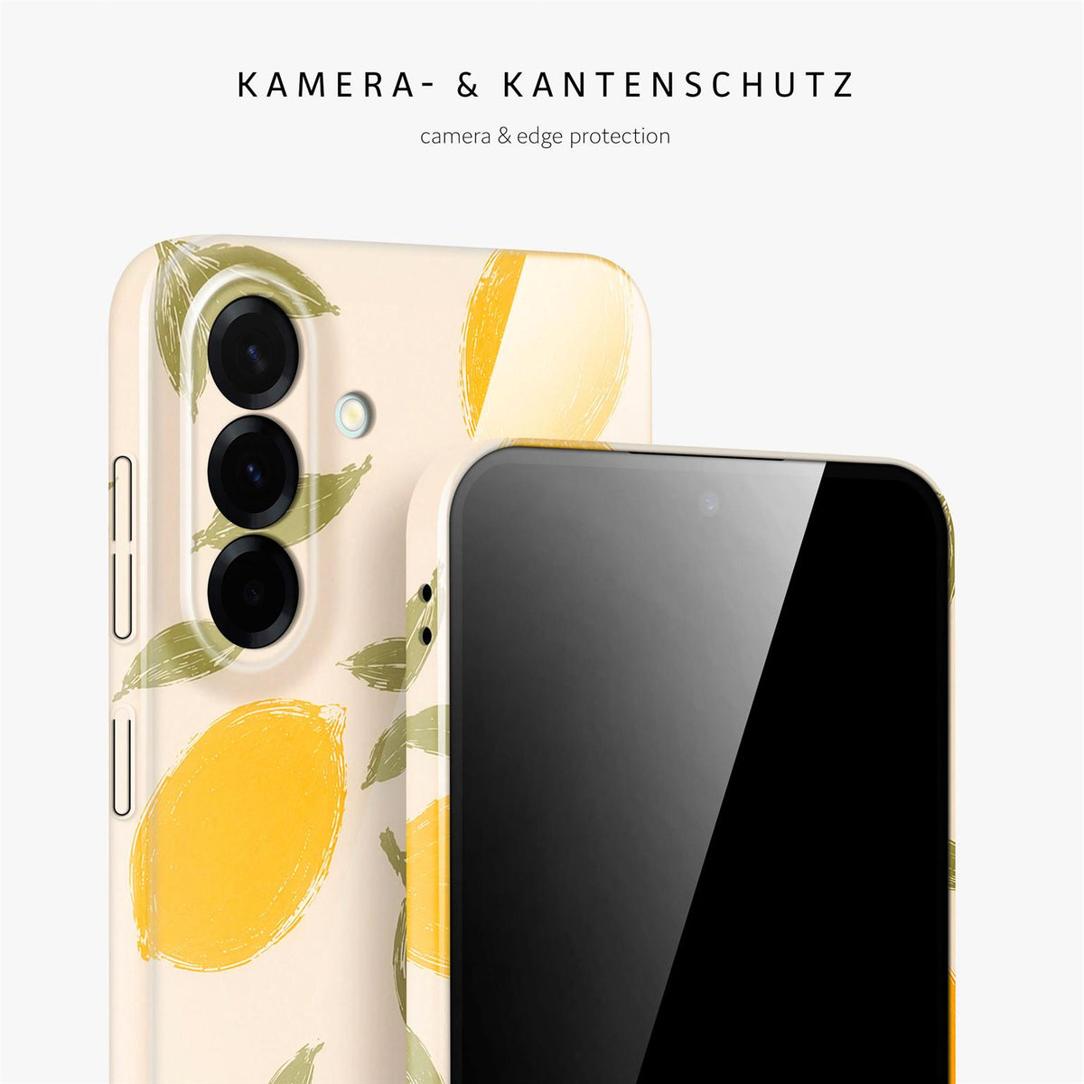 Splash Case für Samsung Galaxy A57 5G in der Farbe Lemon Babe (Braun / Beige)