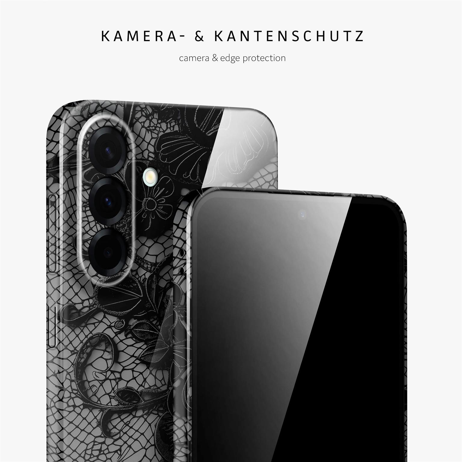 Splash Case für Samsung Galaxy A57 5G in der Farbe Delicate Dream (Schwarz)