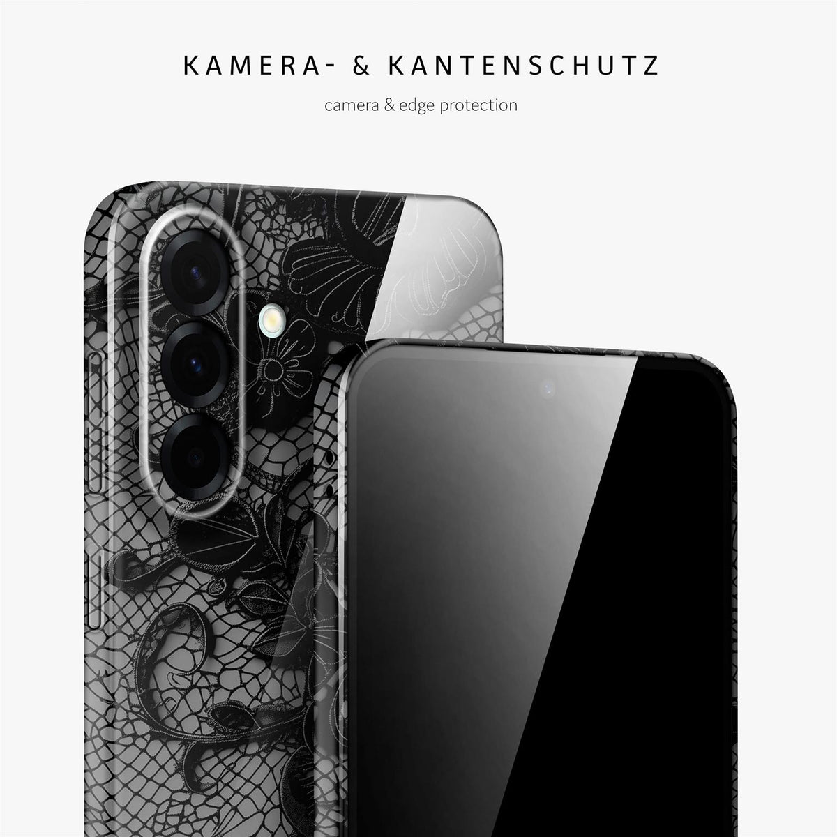 Splash Case für Samsung Galaxy A57 5G in der Farbe Delicate Dream (Schwarz)