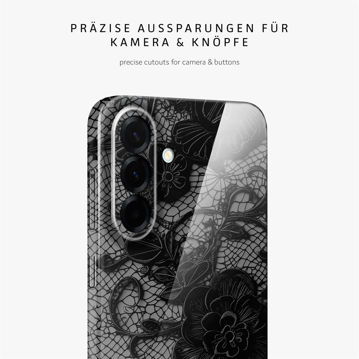 Splash Case für Samsung Galaxy A57 5G in der Farbe Delicate Dream (Schwarz)