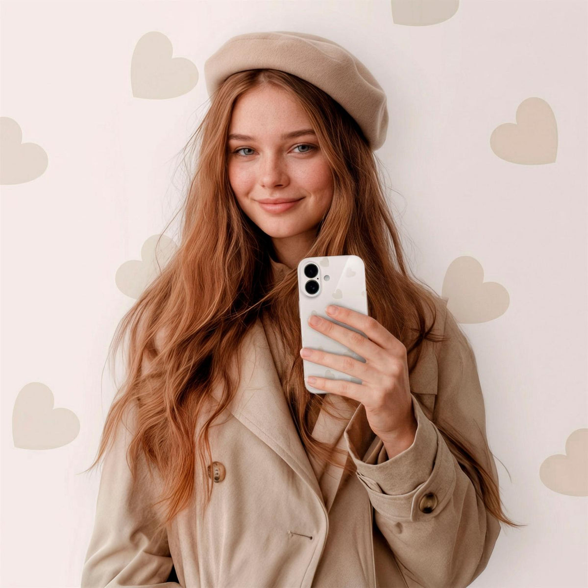Splash Case für Samsung Galaxy A57 5G in der Farbe Latte Love (Braun / Beige)*
