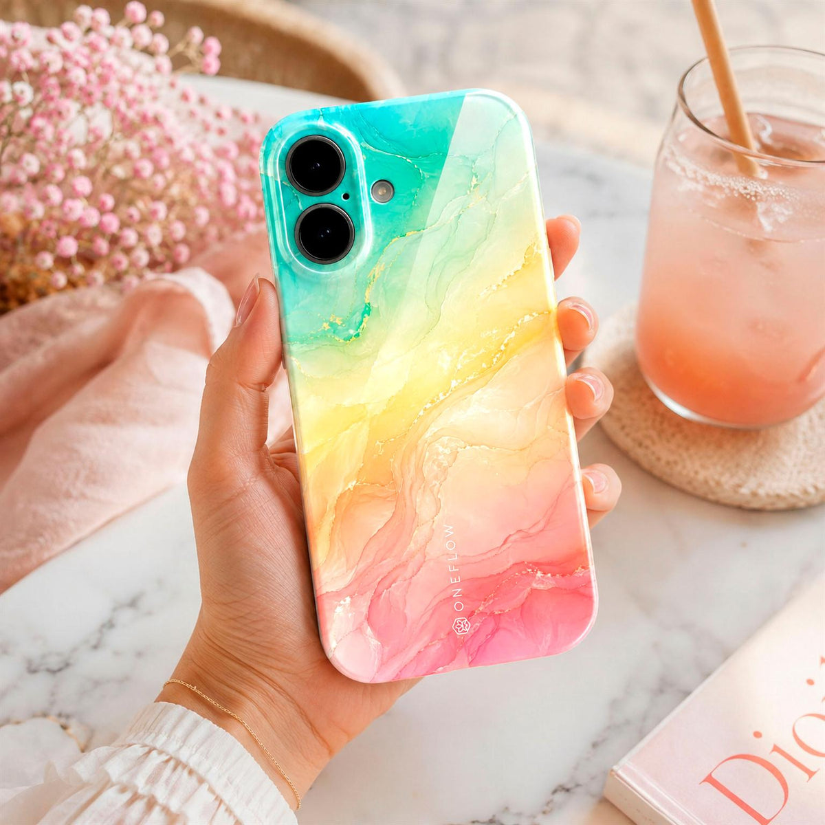 Bliss Cover für Samsung Galaxy A57 5G in der Farbe Tropic Sunrise (Mehrfarbig (bunt))