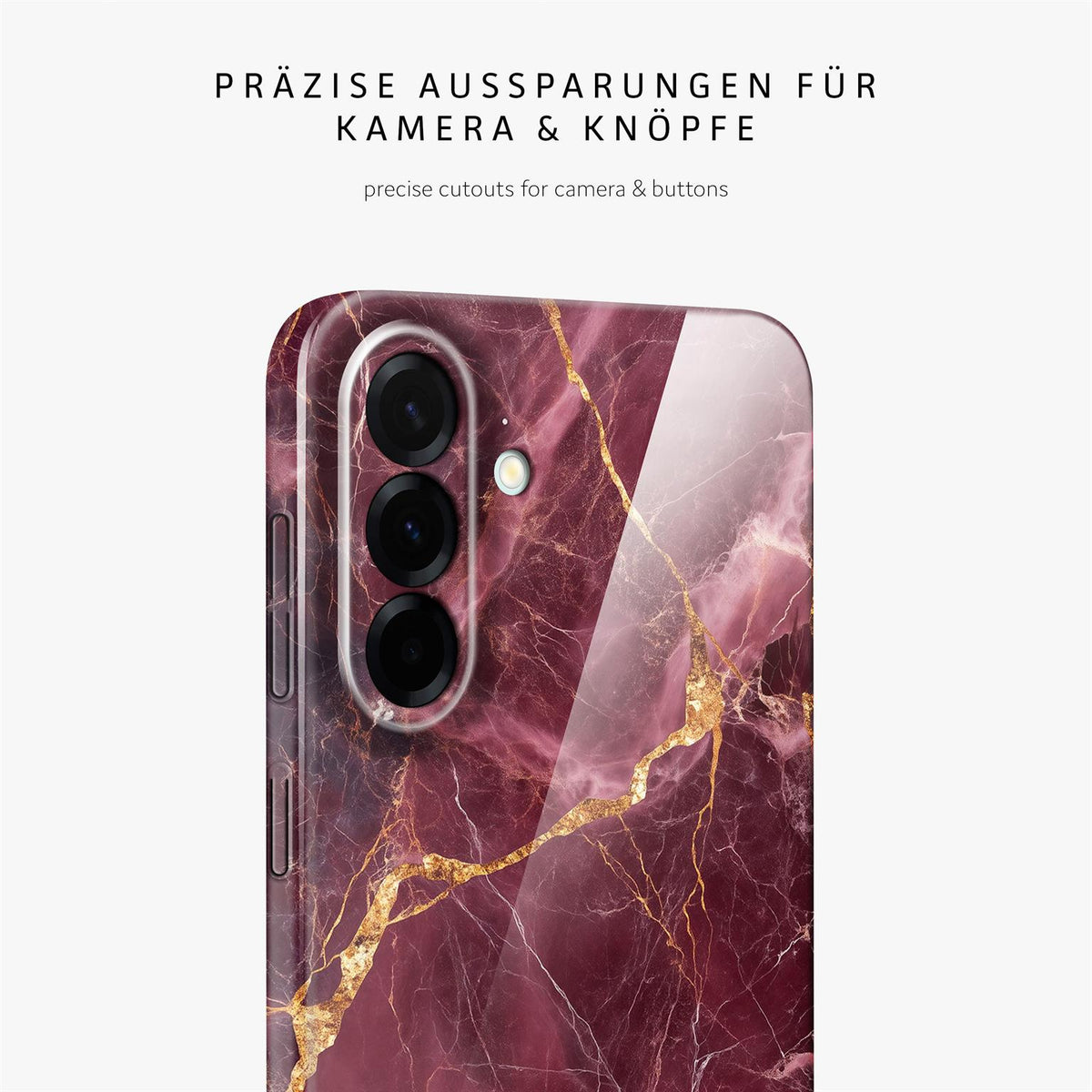 Bliss Cover für Samsung Galaxy A57 5G in der Farbe Velvet Wine (Rot)
