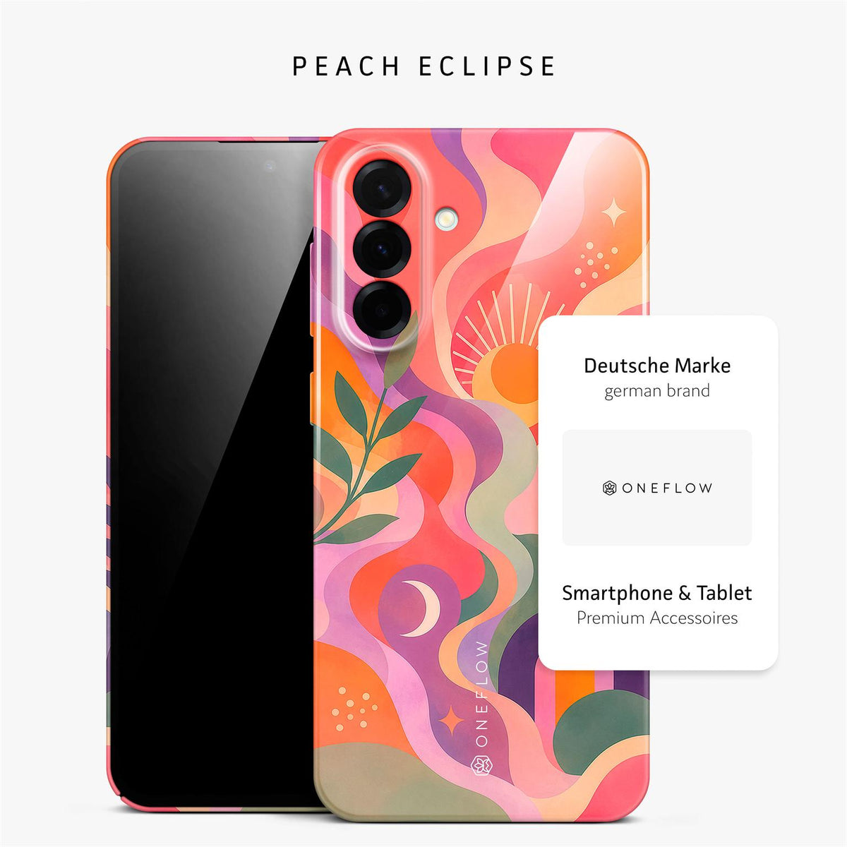 Splash Case für Samsung Galaxy A57 5G in der Farbe Peach Eclipse (Mehrfarbig (bunt))