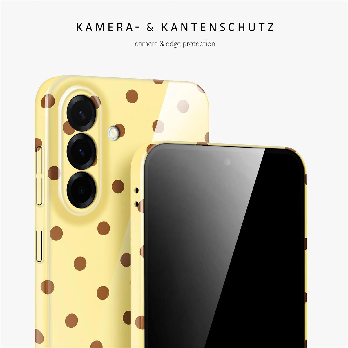 Splash Case für Samsung Galaxy A57 5G in der Farbe Buttercup Freckles (Gelb)