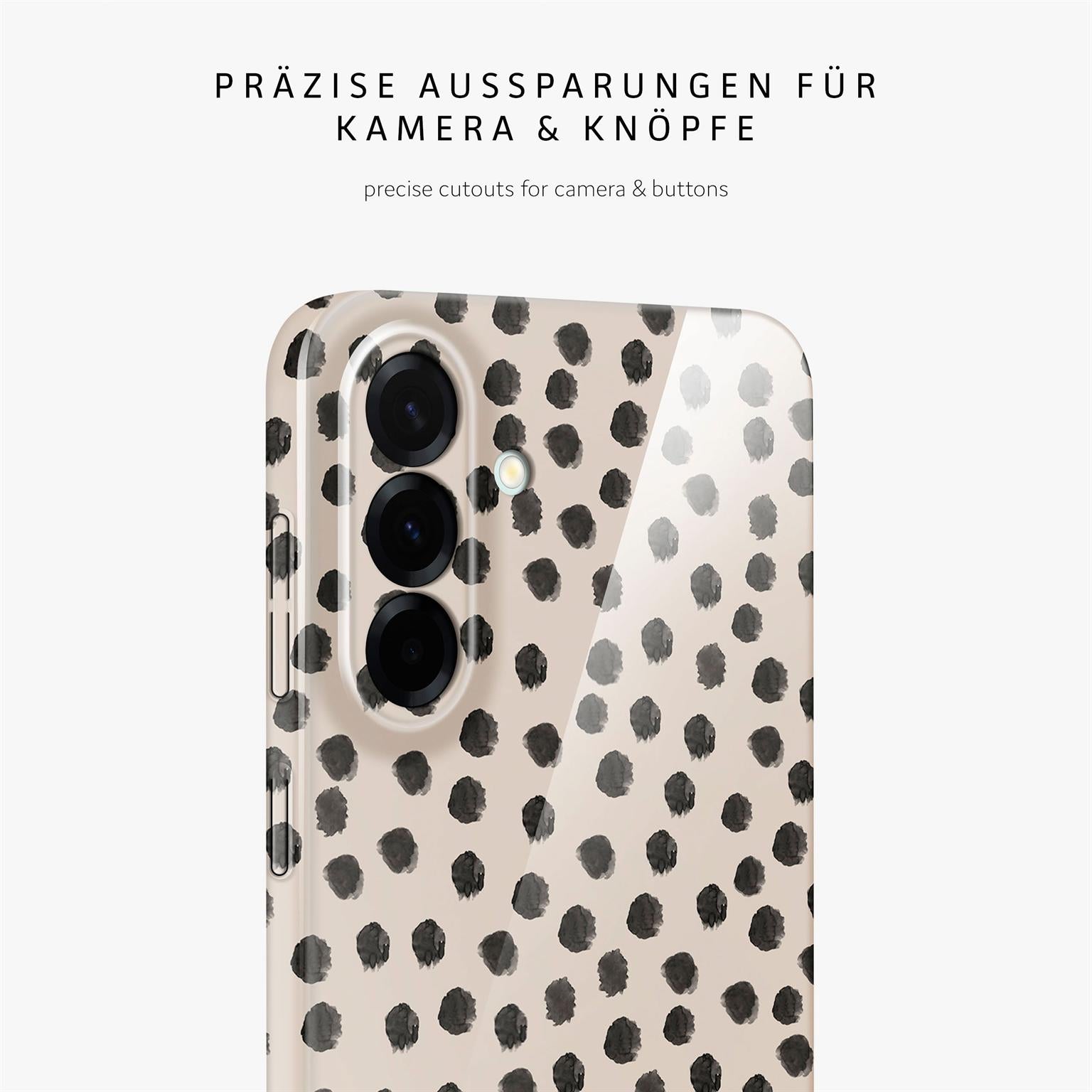 Splash Case für Samsung Galaxy A57 5G in der Farbe Cookies & Cream (Braun / Beige)