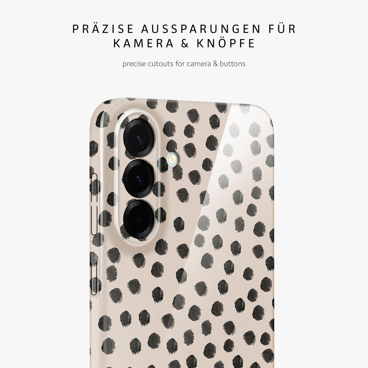 Splash Case für Samsung Galaxy A57 5G in der Farbe Cookies & Cream (Braun / Beige)