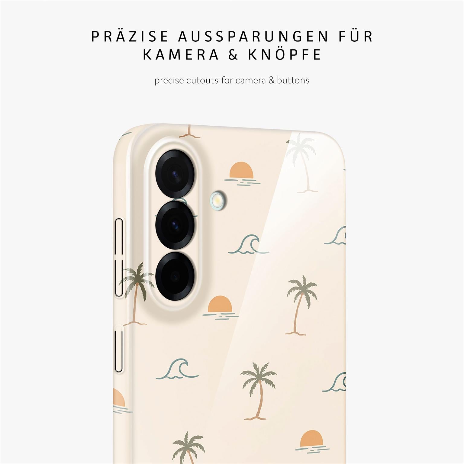 Splash Case für Samsung Galaxy A57 5G in der Farbe Palm Break (Mehrfarbig (bunt))