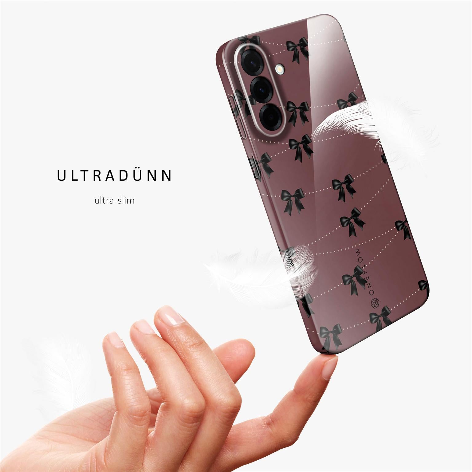 Splash Case für Samsung Galaxy A57 5G in der Farbe Parisian Kiss (Rot)