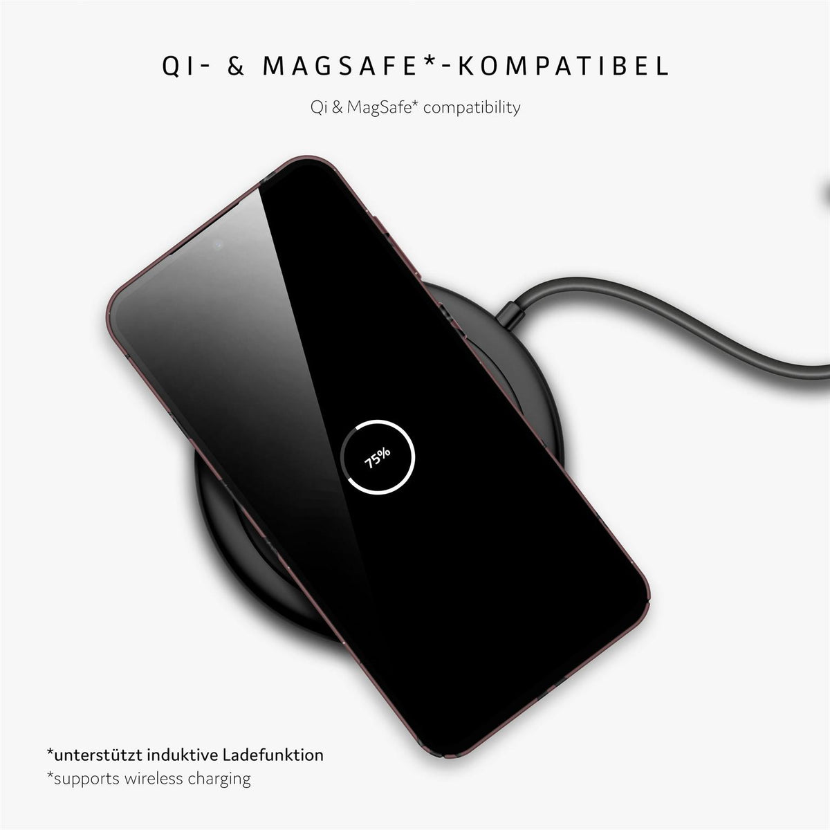 Splash Case für Samsung Galaxy A57 5G in der Farbe Parisian Kiss (Rot)