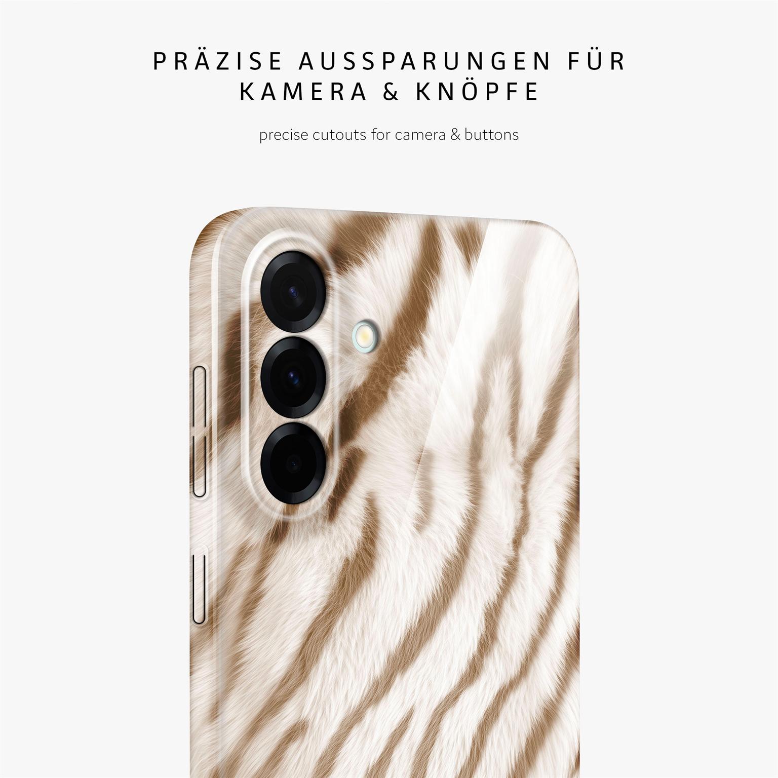 Wild Cover für Samsung Galaxy A57 5G in der Farbe Caramel Tiger (Braun / Beige)