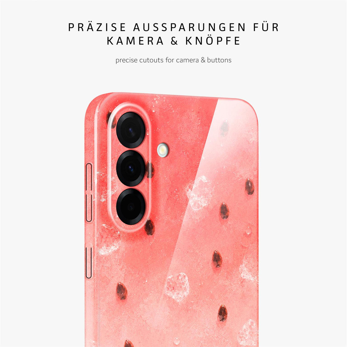 Splash Case für Samsung Galaxy A57 5G in der Farbe Melon Drip (Rot)