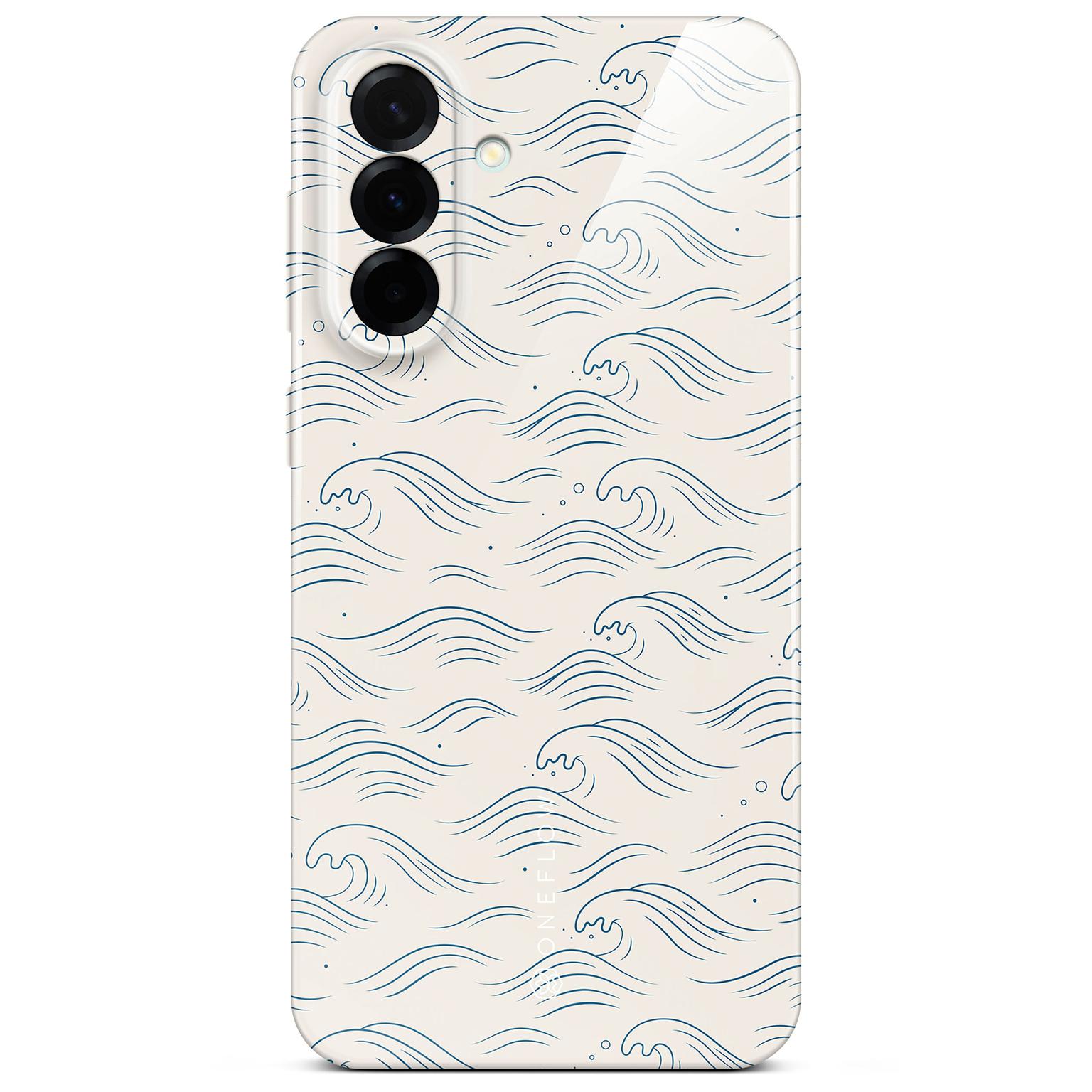 Splash Case für Samsung Galaxy A57 5G in der Farbe Tidal Notes (Weiß)