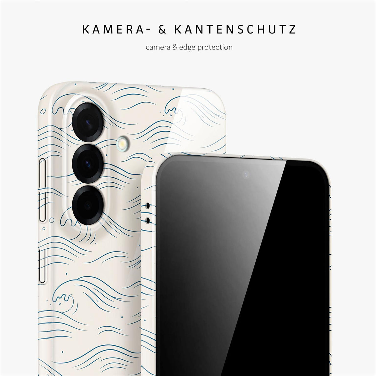 Splash Case für Samsung Galaxy A57 5G in der Farbe Tidal Notes (Weiß)