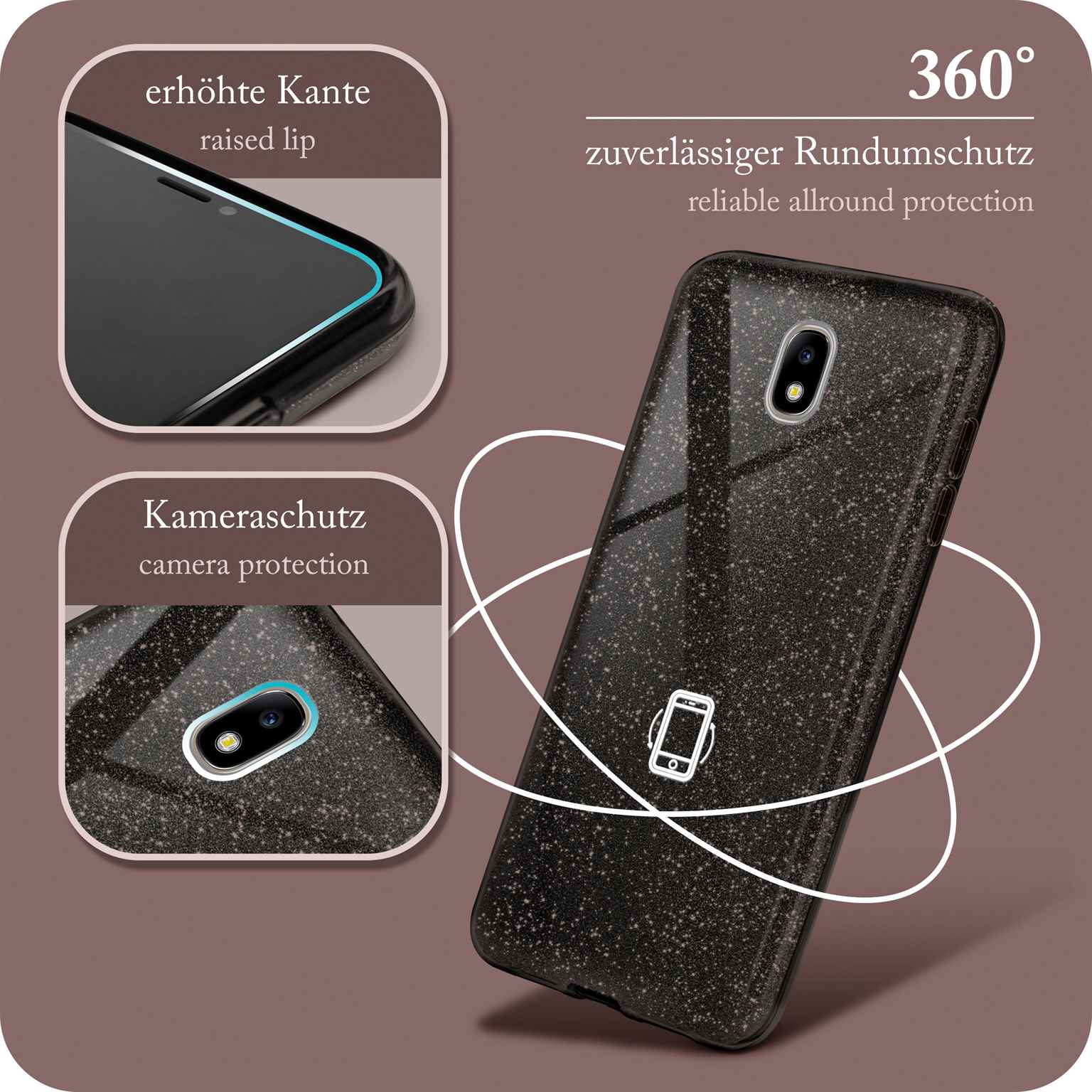 Glitter Case für Samsung Galaxy J5 (2017)