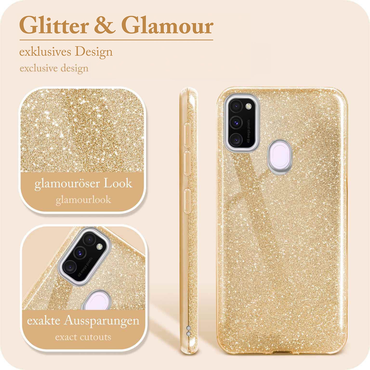 Glitter Case für Samsung Galaxy M30s