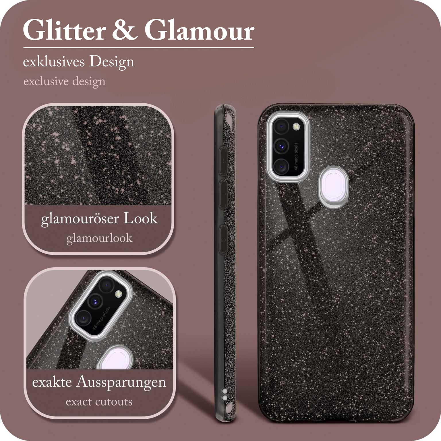 Glitter Case für Samsung Galaxy M30s