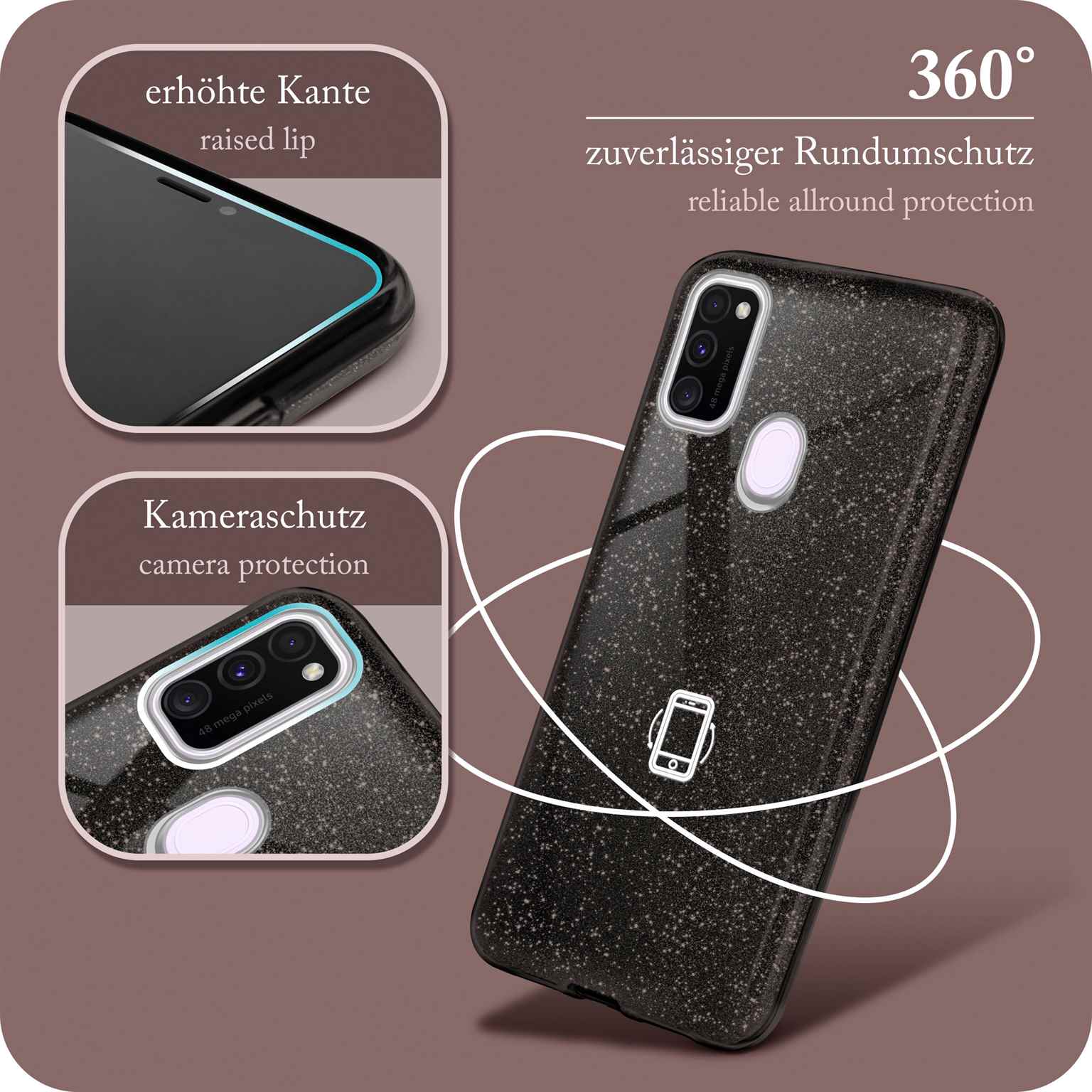 Glitter Case für Samsung Galaxy M30s