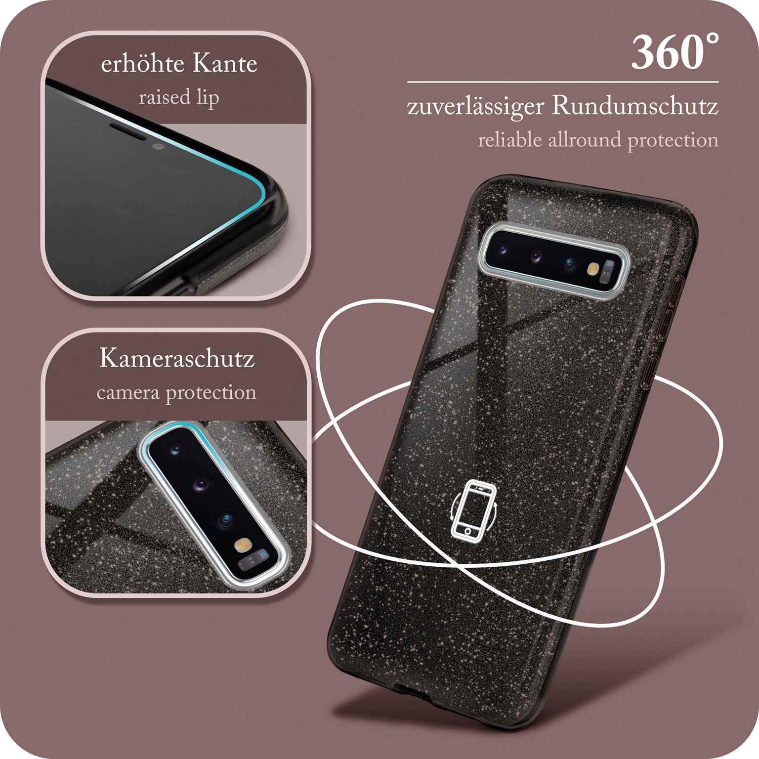 Glitter Case für Samsung Galaxy S10 Plus
