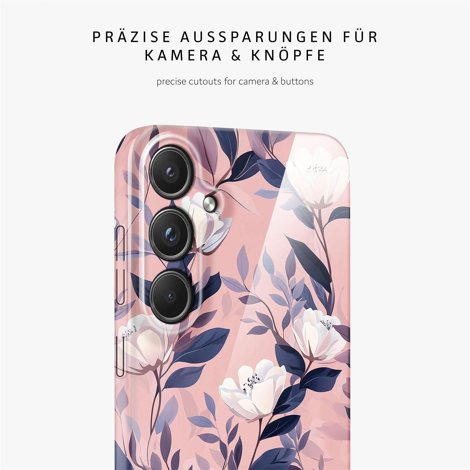 Flower Cover für Samsung Galaxy S20 FE 5G in der Farbe Sunset Bloom (Weiß)