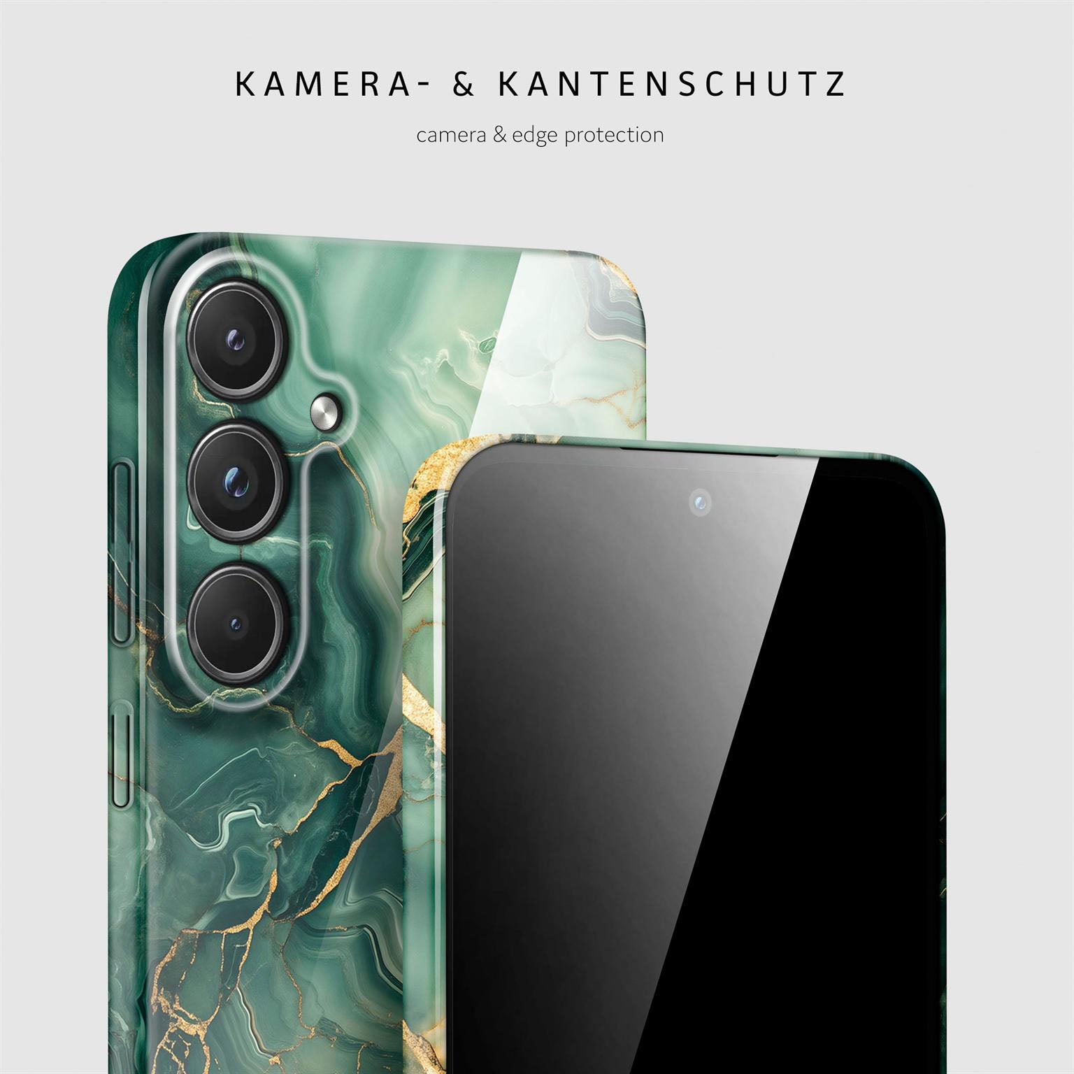 Bliss Cover für Samsung Galaxy S20 FE 5G in der Farbe Emerald Flow (Grün)