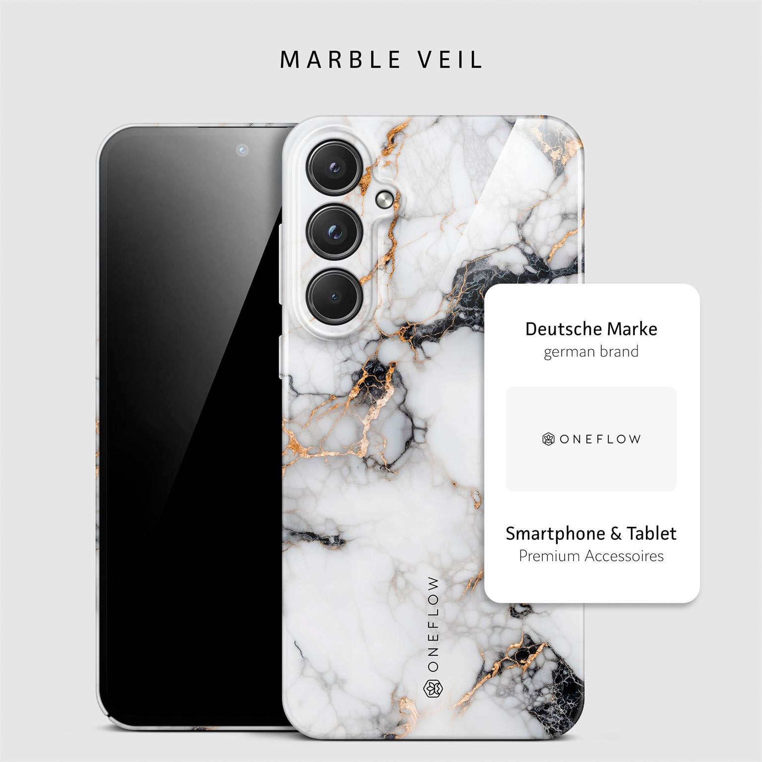 Bliss Cover für Samsung Galaxy S20 FE 5G in der Farbe Marble Veil (Weiß)