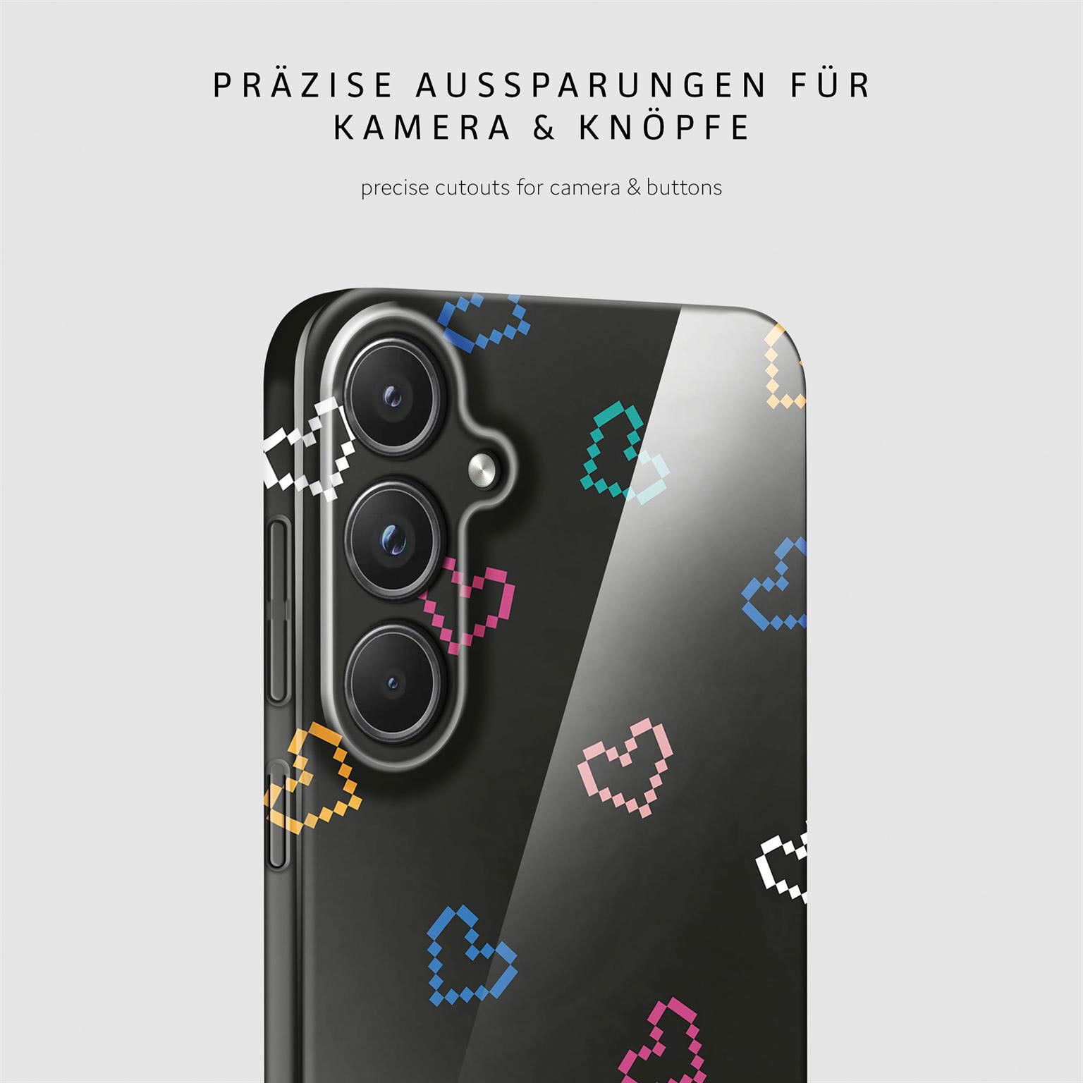 Splash Case für Samsung Galaxy S20 FE 5G in der Farbe Retro Heartbeat (Schwarz)