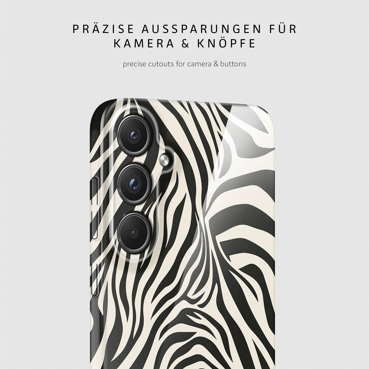 Wild Cover für Samsung Galaxy S20 FE 5G in der Farbe Electric Zebra (Mehrfarbig)