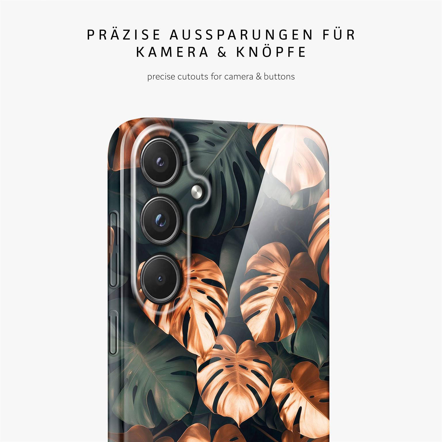 Flower Cover für Samsung Galaxy S20 FE in der Farbe Tropical Touch (Gold)