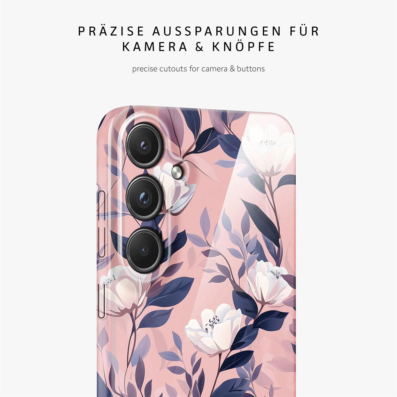 Flower Cover für Samsung Galaxy S20 FE in der Farbe Sunset Bloom (Weiß)