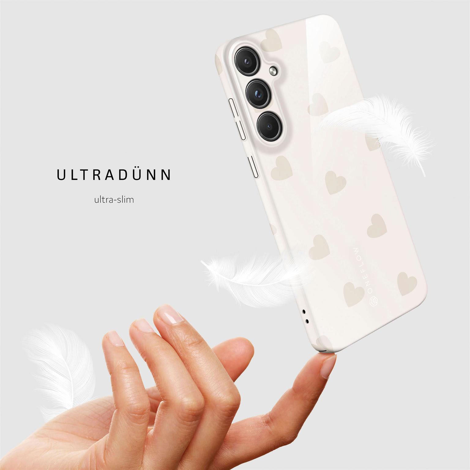 Splash Case für Samsung Galaxy S20 FE in der Farbe Latte Love (Braun / Beige)