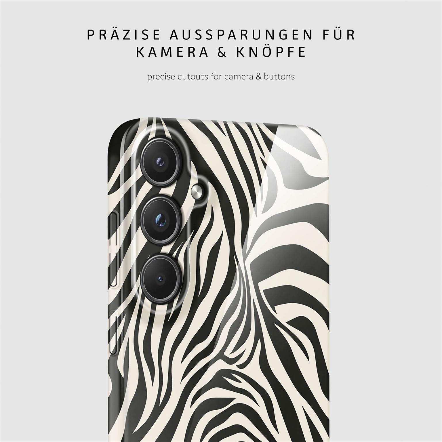 Wild Cover für Samsung Galaxy S20 FE in der Farbe Electric Zebra (Mehrfarbig)