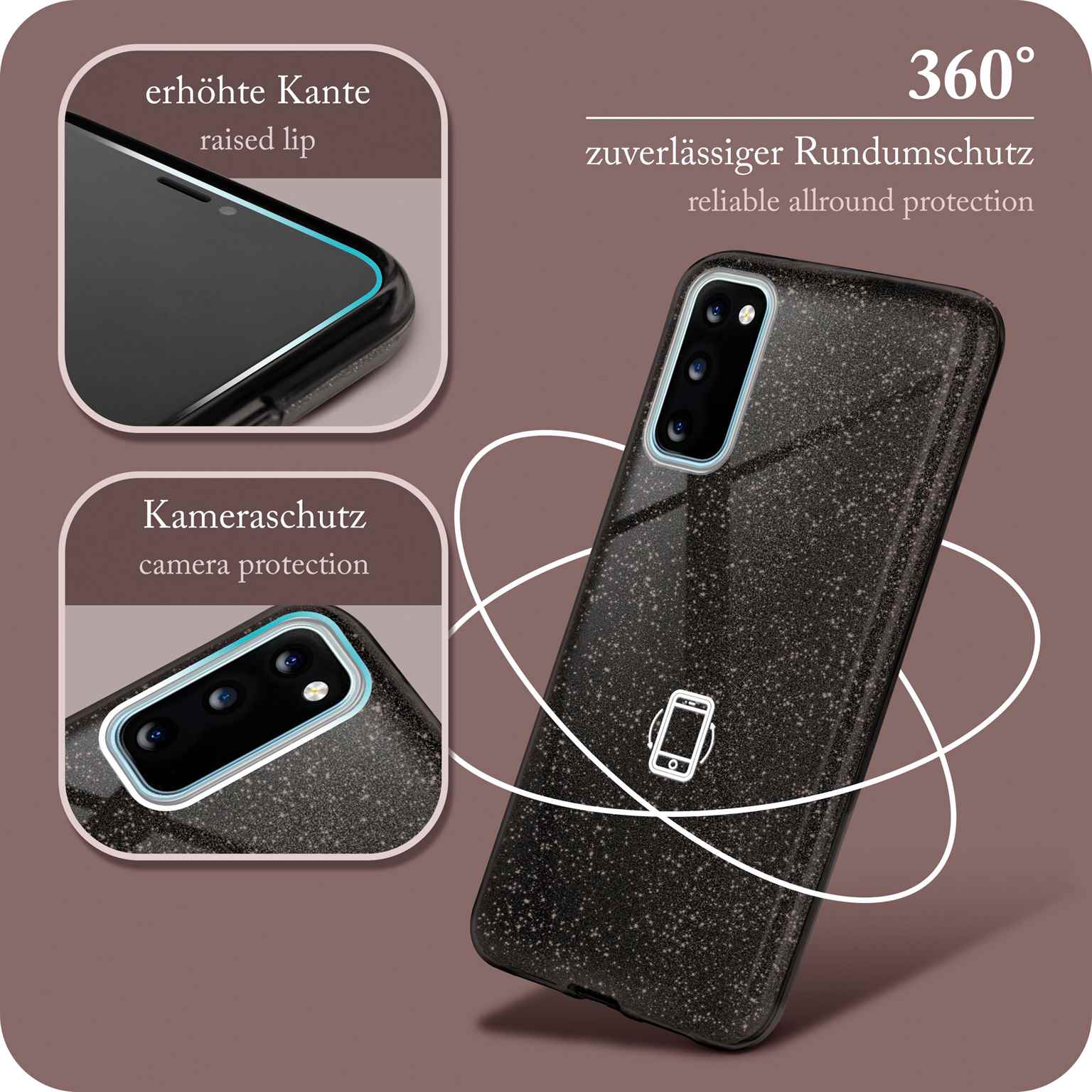 Glitter Case für Samsung Galaxy S20
