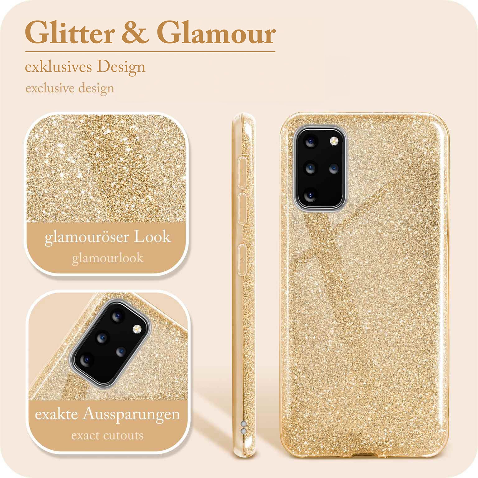 Glitter Case für Samsung Galaxy S20 Plus 5G